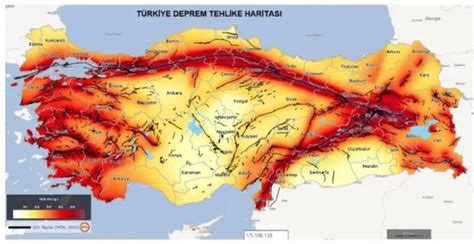 İşte en net Türkiye deprem haritası ve 6 bölgedeki diri fay hatları