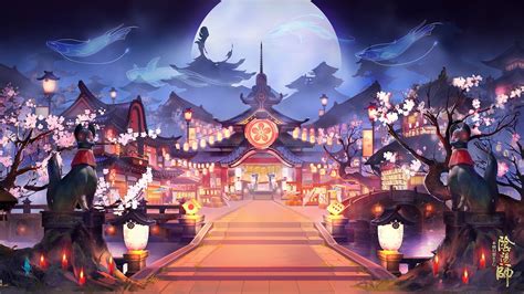 Onmyoji Official Site In 2020 Anime Scenery Wallpaper Fantasy