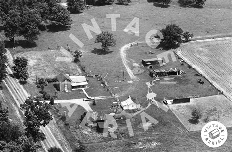 Vintage Aerial Indiana Grant County 1966 21 Bgr 25