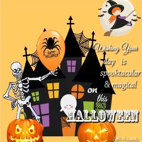 A Cute Halloween Wish Free Happy Halloween Ecards Greeting Cards