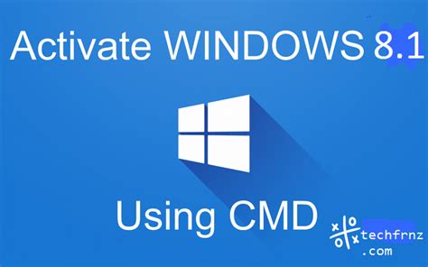How To Activate Windows 81 Using Command Prompt Cmd Windows 10