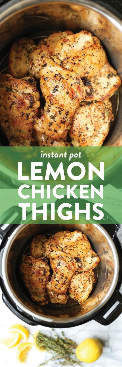 I like it better but if you want you can add it in the same time as chili. Instant Pot Lemon Chicken Thighs | Recipe (With images ...