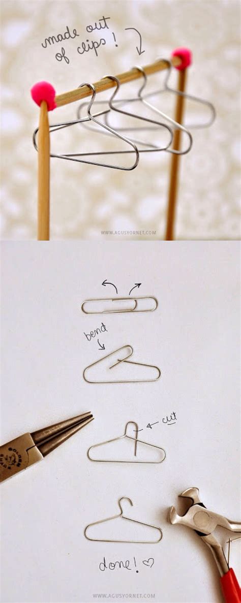 Turn Plain Paperclips Into Adorable Mini Hangers With This Easy To