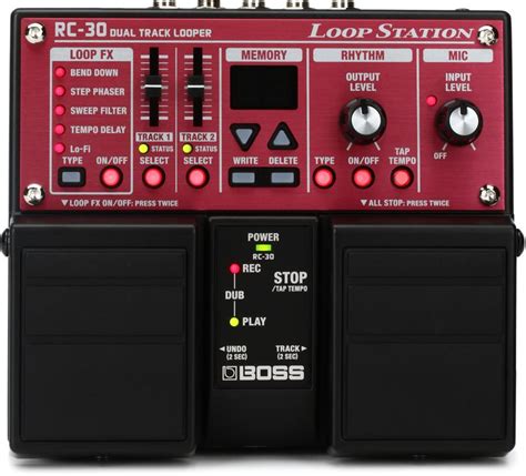 Boss Rc 30 Phrase Looper Pedal Sweetwater