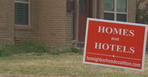 plano sex trafficking ring bust adds to growing frustration over short term rentals cbs texas