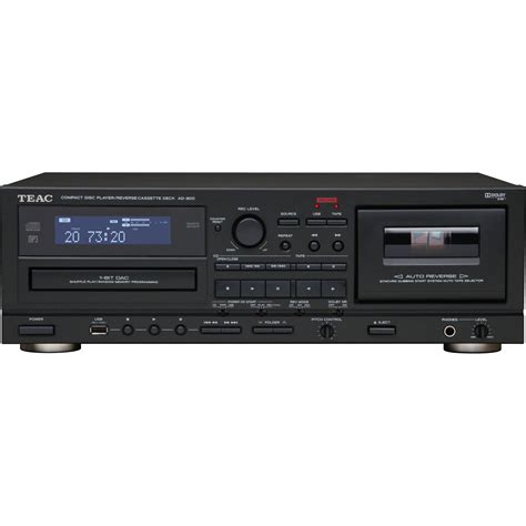 Teac Ad 800 Cd Player And Auto Reverse Cassette Deck W Usb Ad 800