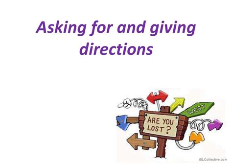 Directions English Esl Powerpoints