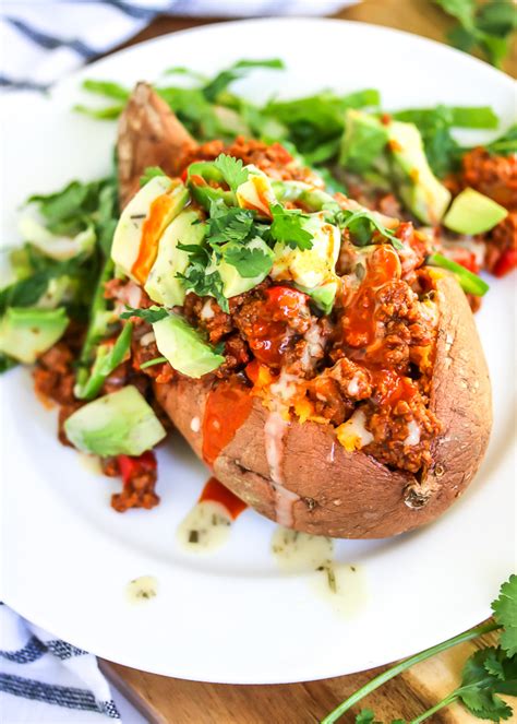 Mexican Stuffed Sweet Potatoes Paleo Whole30 Just Jessie B