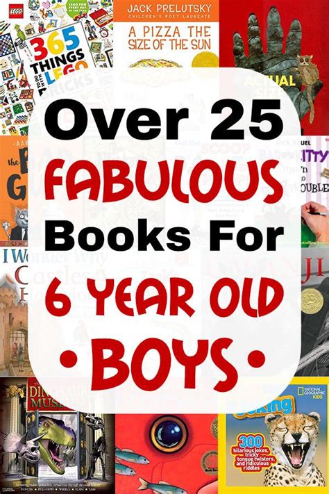 Best books for 9 year old boys and girls (4th graders). Best Books for 6 Year Old Boys: 25+ Fabulous Choices He ...