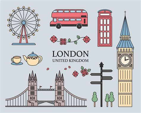 Londres Royaume Uni Monuments Et Symboles Icônes 3533704 Art