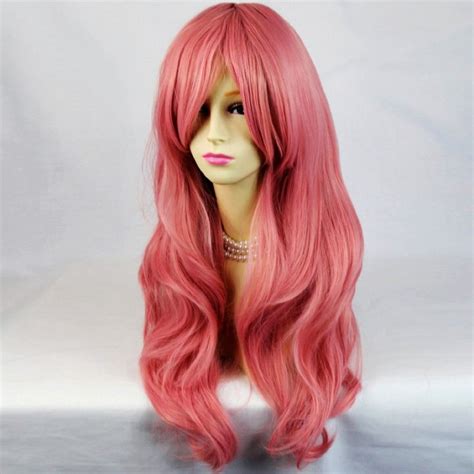wiwigs watch out cosplay long wavy milk pink ladies wigs from wiwigs uk wigs hair pieces