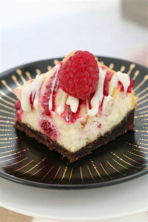 The Best White Chocolate And Raspberry Cheesecake Slice Bake Play Smile