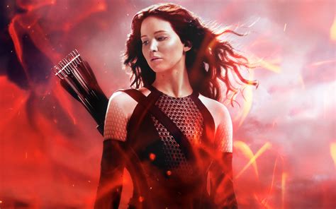 Katniss In The Hunger Games Catching Fire Wallpaper High Definition