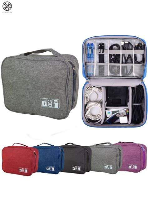Luxtrada Travel Cable Cord Organizer Bag Electronic Accessories Travel