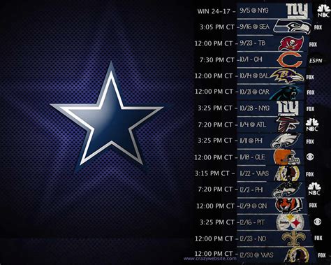 🔥 49 Dallas Cowboys Schedule Wallpaper Wallpapersafari