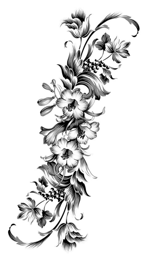 Яндекс Фотки tatto floral floral tattoo sleeve floral tattoo design flower tattoo designs