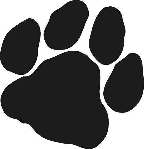 Download High Quality Paw Prints Clip Art Panther Transparent Png