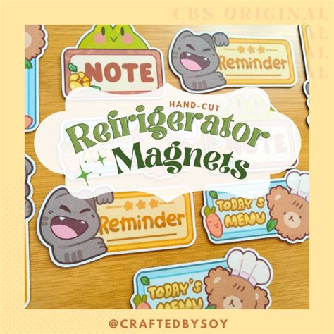 Refrigerator Magnet For Notes And Reminders Crafted By Soy Lazada Ph