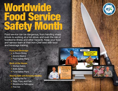 Its Perfect Timing For Worldwide Food Service Safety Month