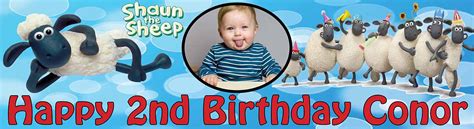 Shaun The Sheep Shaun The Sheep Birthday Party Banners Personalised