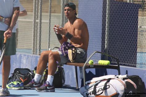 July 30 2013 Rafael Nadals Last Practice Session In Manacor Before