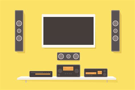 Home Theater Illustrations Royalty Free Vector Graphics And Clip Art