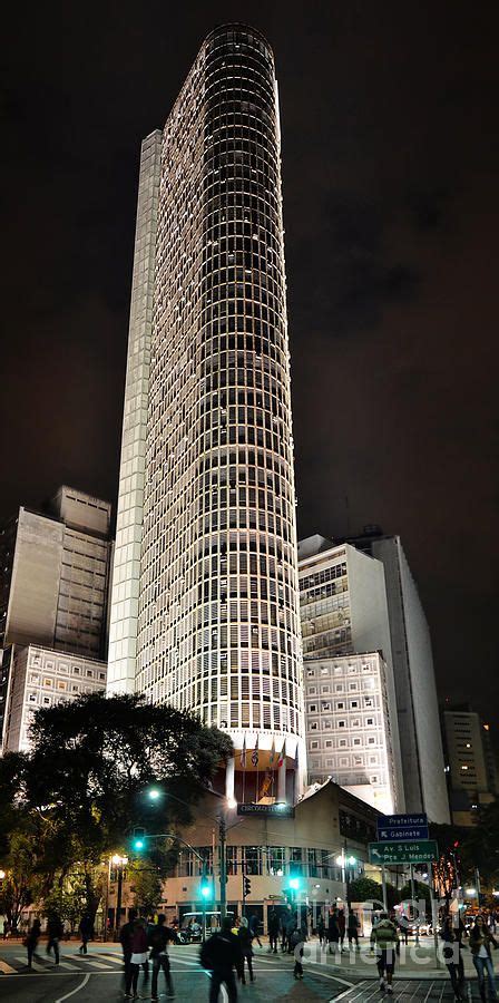 Edificio Italia By Night By Carlos Alkmin Skyscraper Modern