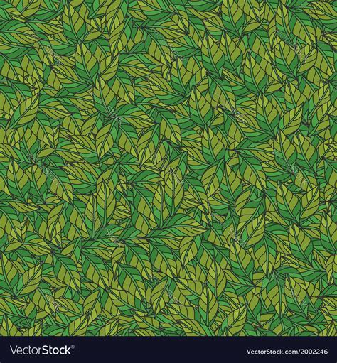 Leaves Texture Seamless Pattern Royalty Free Vector Image