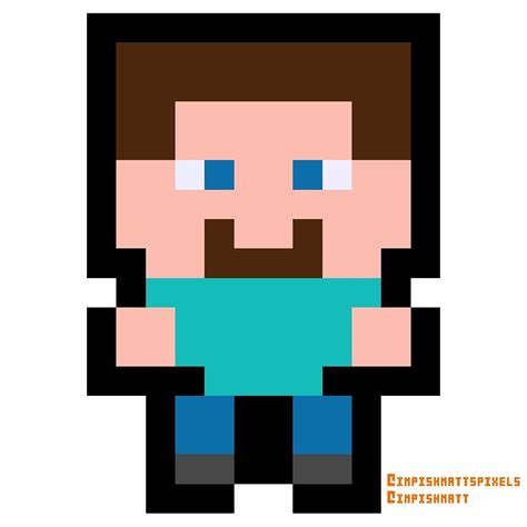 Minecraft Steve Pixel Art By Toomanypixels On Deviantart Vlrengbr