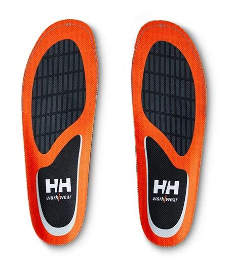 Mens Breathable Ultra Work Insoles Orange Marks