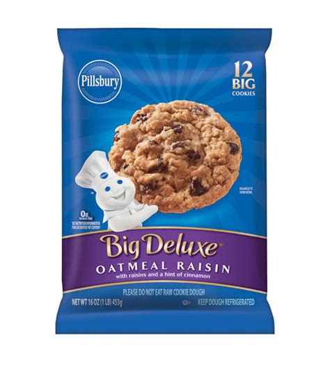 Pillsbury Big Deluxe Oatmeal Raisin Cookie Dough Review