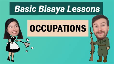 Filipino Bisaya Lessons 101 Occupations Youtube