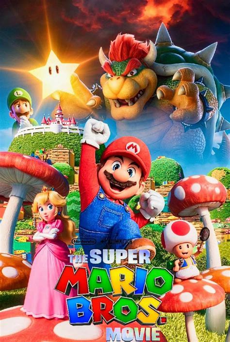 The Super Mario Bros Movie Poster By Blackdoom0 On Deviantart