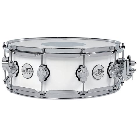 Dw Design 14 X 55 White Gloss Snare Drum