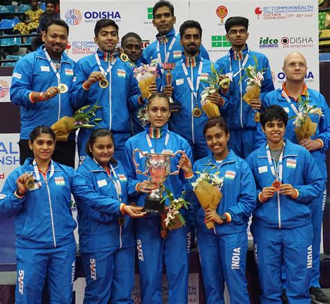 India Make Clean Sweep At Commonwealth Table Tennis Championship