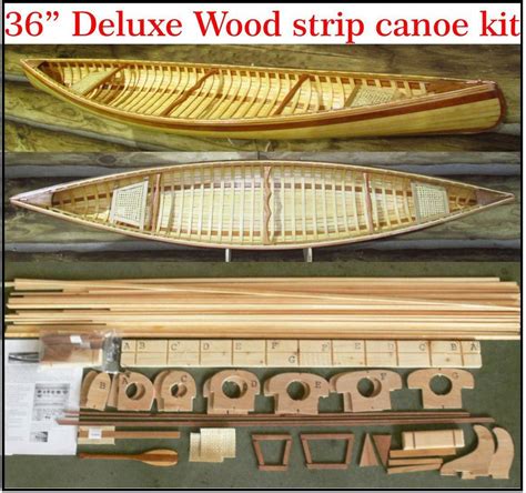 36 Deluxe Canoe Model Kit Is Our Most Popular Kit Built By The First