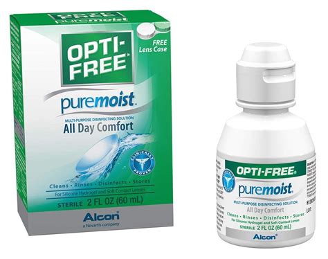 Opti Free Puremoist Multi Purpose Disinfecting Solution W Lens Case