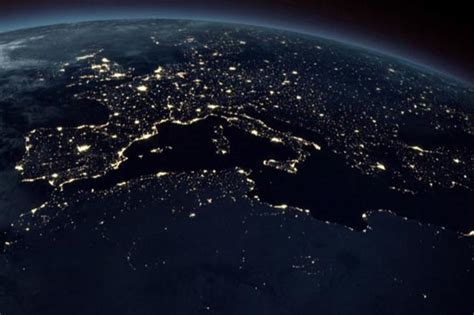 Borders From Space Humanitys Divisions Visible Miles High World