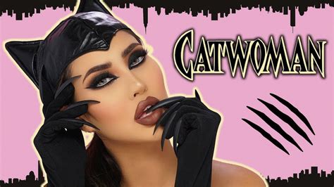 Last Minute Catwoman Makeup Brittanybearmakeup Youtube