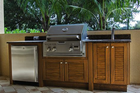 Accordingly, the outdoor kitchen cabinet are available in different colors, materials, and designs, and their sizes are adjustable as necessary. NatureKast Outdoor Summer Kitchen Cabinet Gallery ...