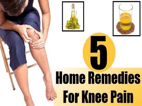 5 Home Remedies For Knee Pain