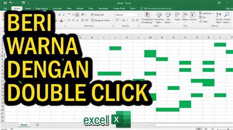 Belajar autocad dasar untuk pemula. Memberi Warna dengan Double Click pada Microsoft Excel ...