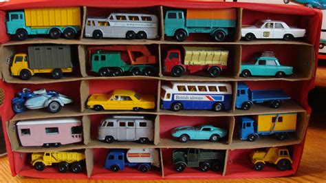 Vintage Matchbox Cars And Case From The 1960s