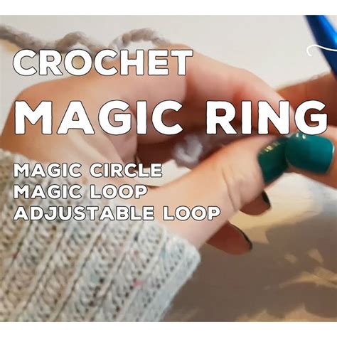 Hooked By Robin How To Crochet A Magic Ring Magic Circle Magic Loop