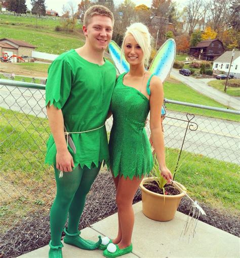 When it comes to diy costumes, she is a natural choice. DIY Tinkerbell and Peter Pan costume! #tinkerbell #peterpan #pan #halloween | Peter pan costume ...