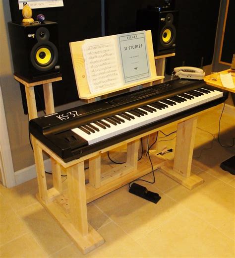 Recording Studio Stuff Diy Keyboard Deskstand Music Studio Room