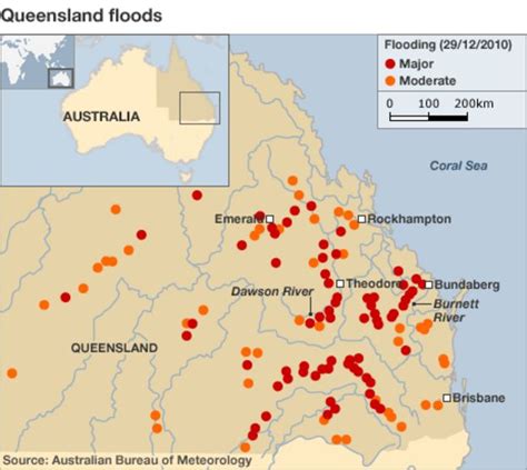 Floods Force Mass Evacuations In Queensland Australia Bbc News