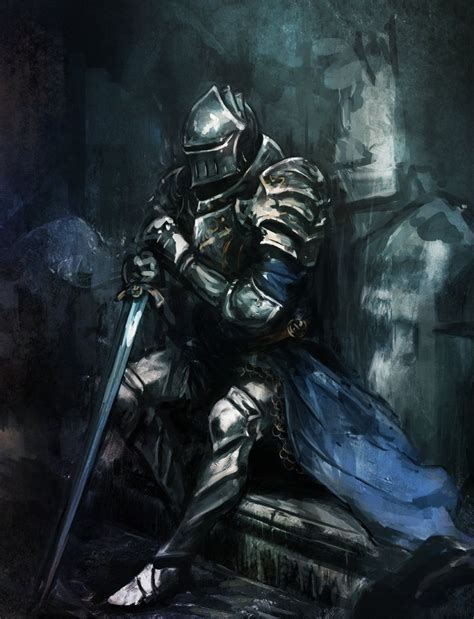 Knightsketch Takuya Iijima Dark Souls Art Knight Knight Art