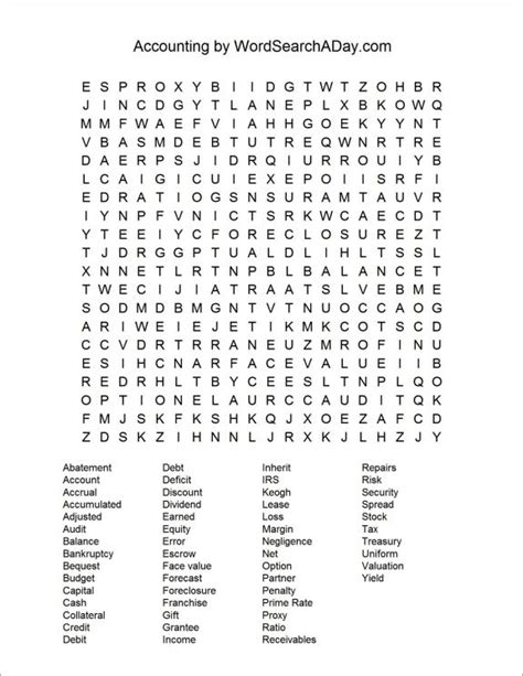 100 Hard Word Search Puzzles Printable