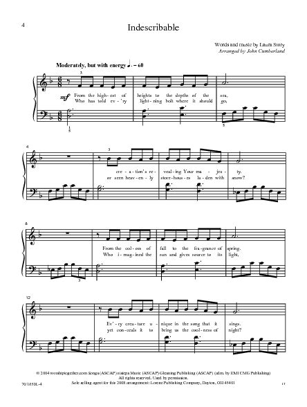 You can let it depressed all the time at the tutorial is very easy and the song sounds good on piano. Simple Worship (Easy-to-play piano arrangements of contemporary praise songs) | Hymnary.org